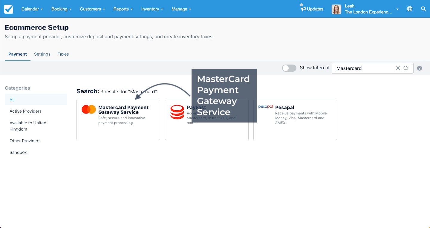 MasterCard Payment Gateway Service