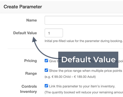 Parameter Default Value
