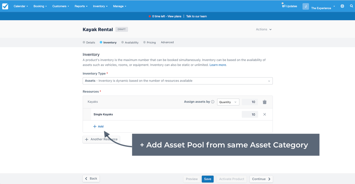 Add Asset Pool to Same Category