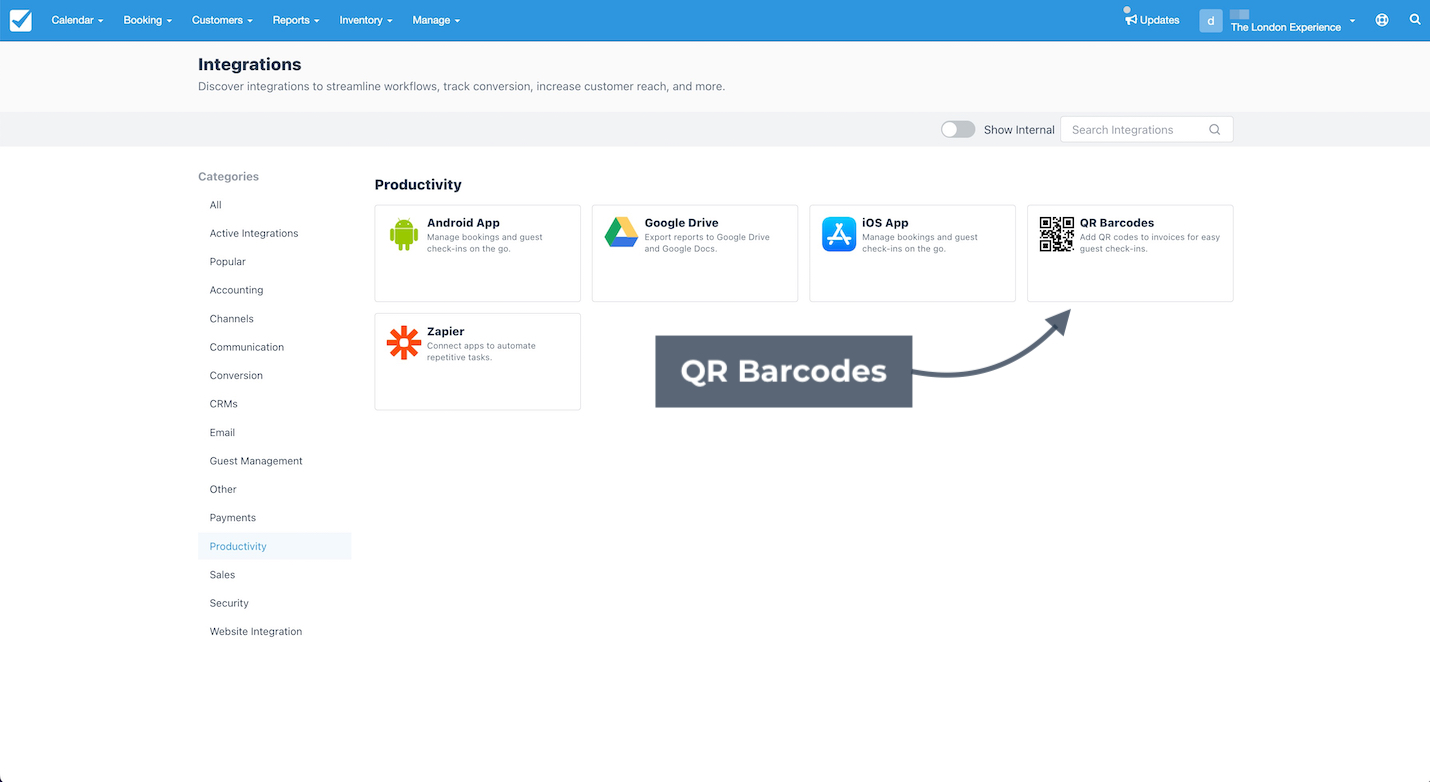 QR Barcodes Tile