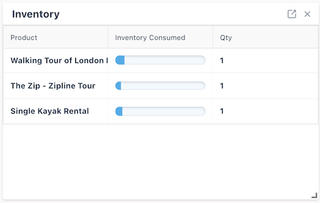 Inventory Widget