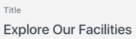 Page Title