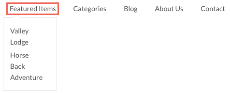 Drop Down Example