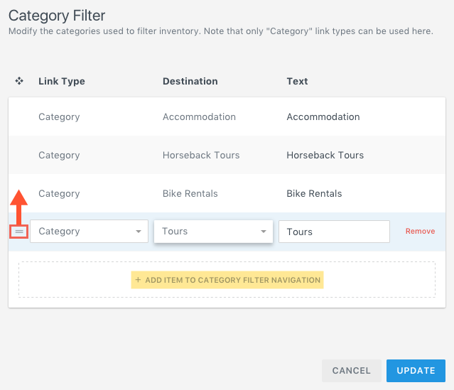 Category Filter Add