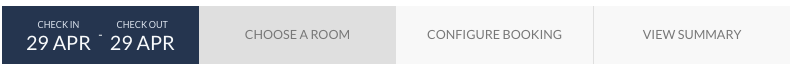 Booking Progress Bar