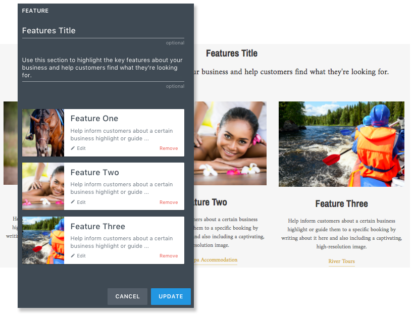 Discover Feature Block