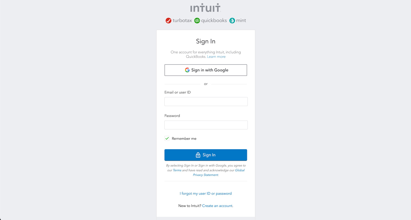 QuickBooks Login