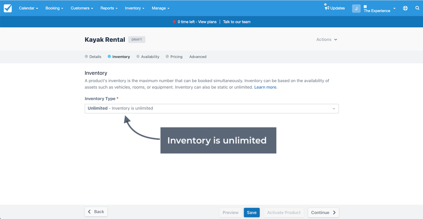 Unlimited Inventory