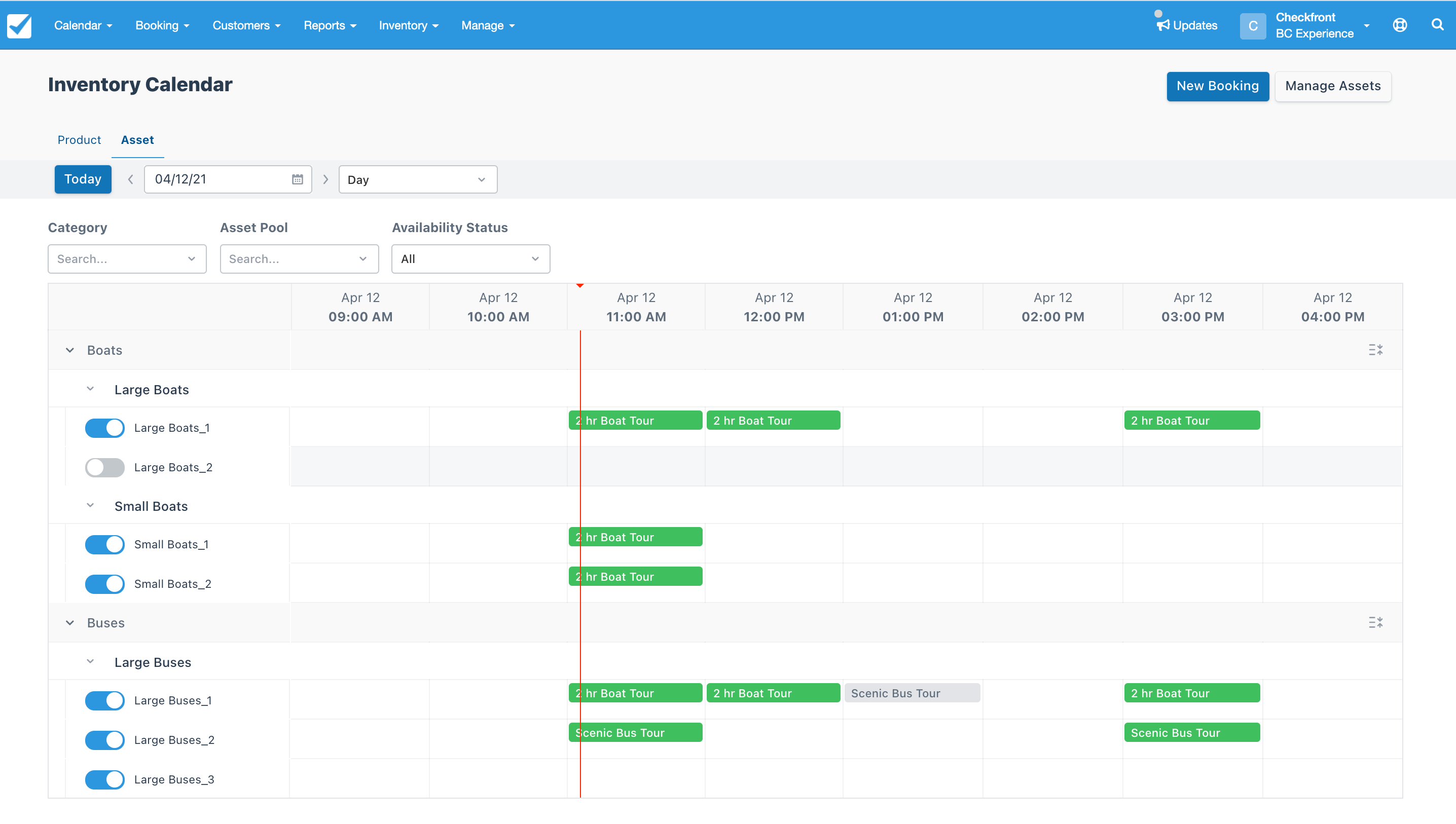 Asset Calendar Overview