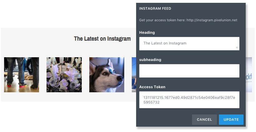 Discover Instagram Block