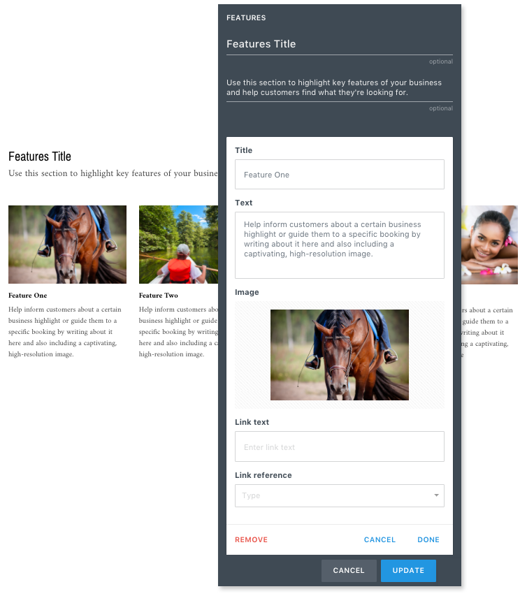 Dash Features