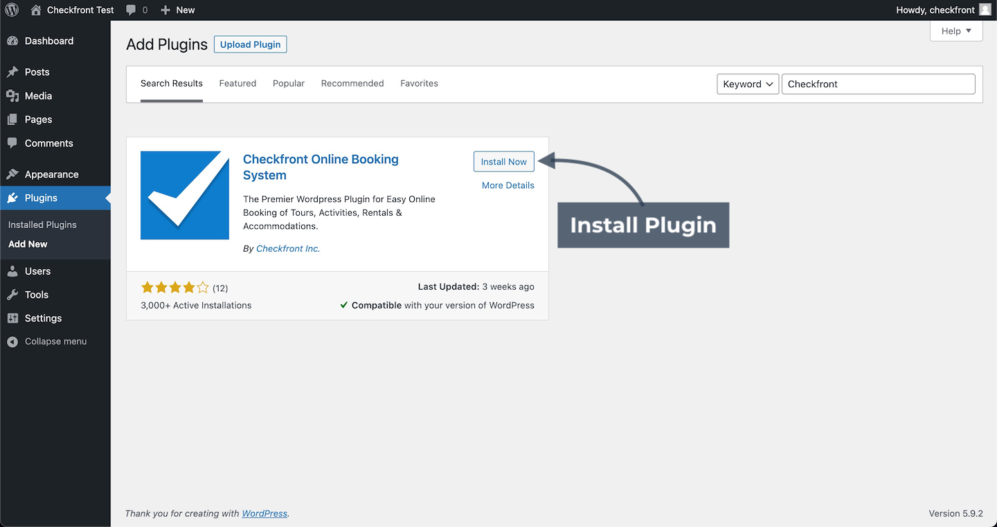 WordPress Plugin Search