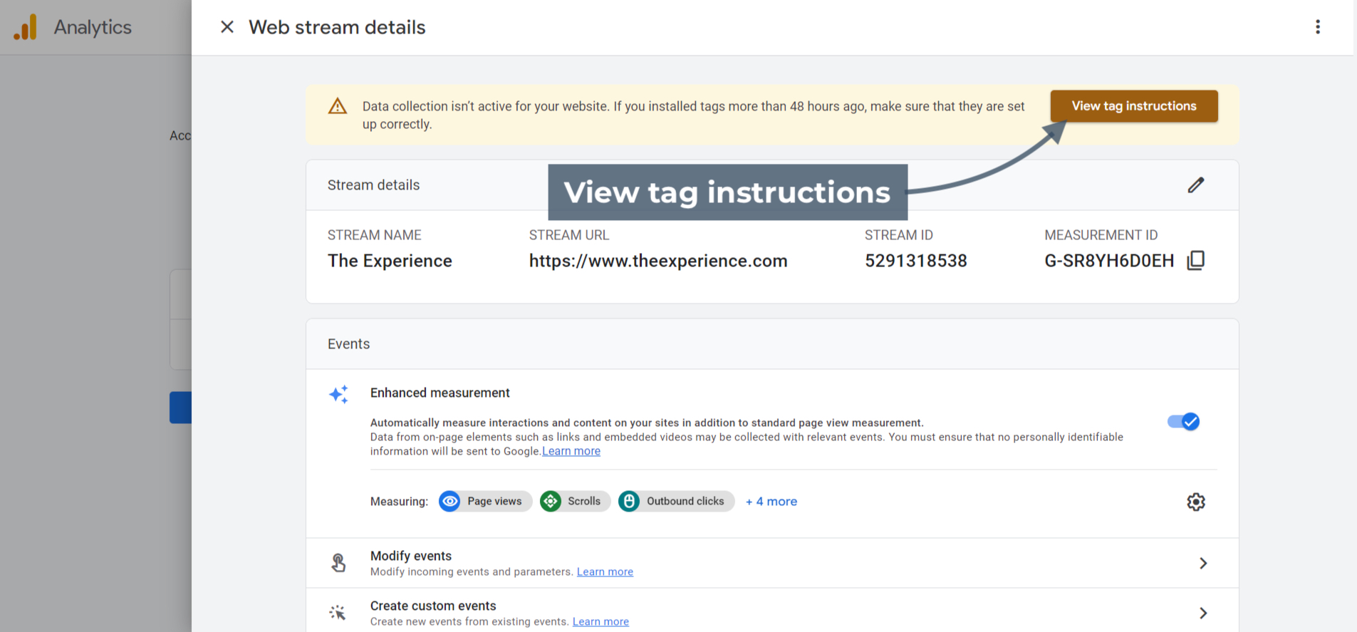 View Tag Instructions
