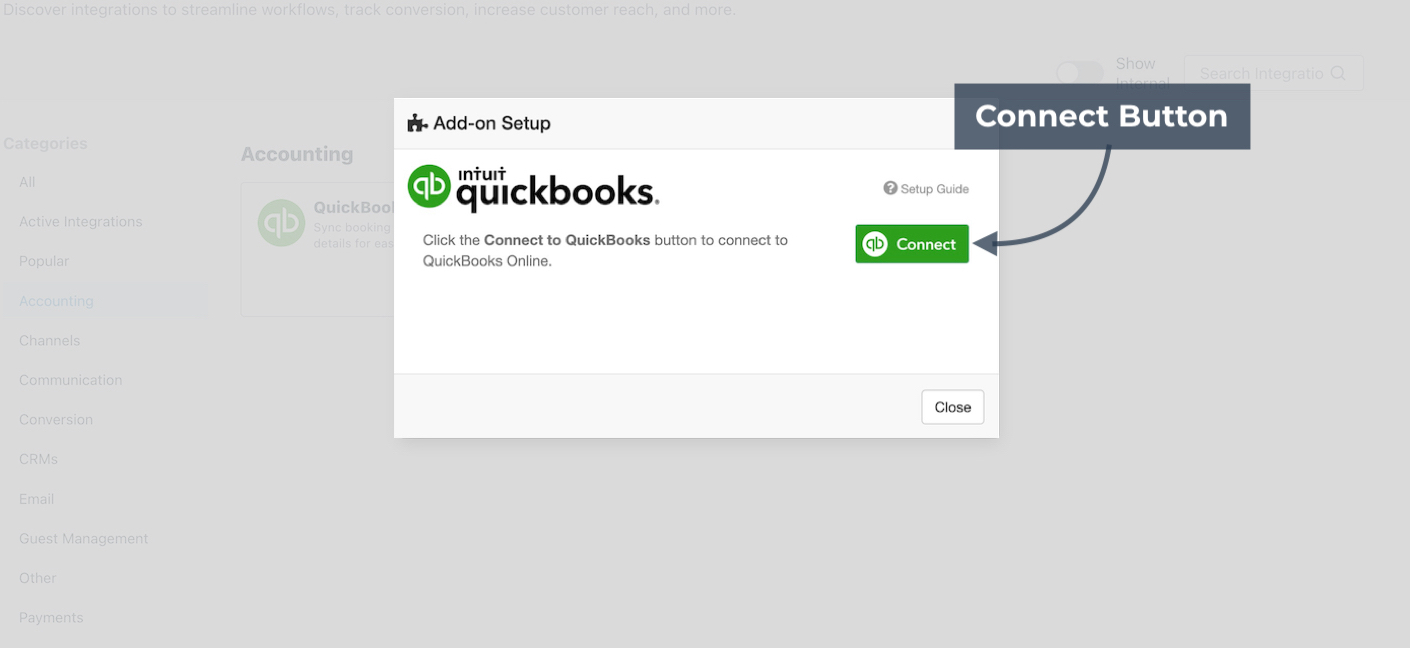 Connect QuickBooks