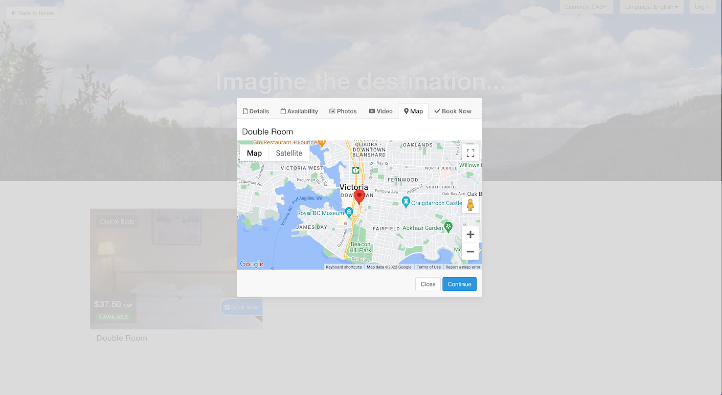Customer Map Book Modal