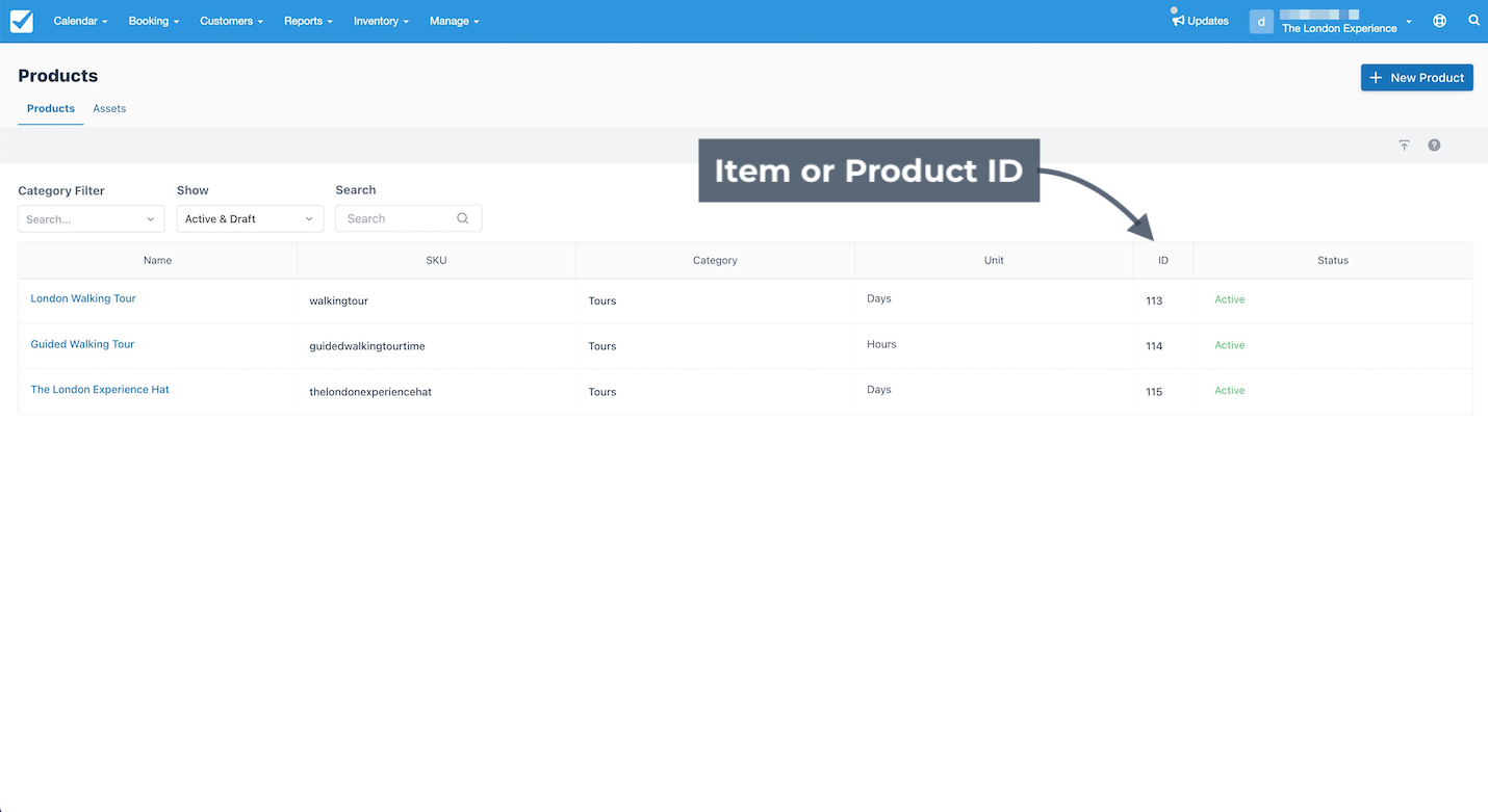 Import Item ID
