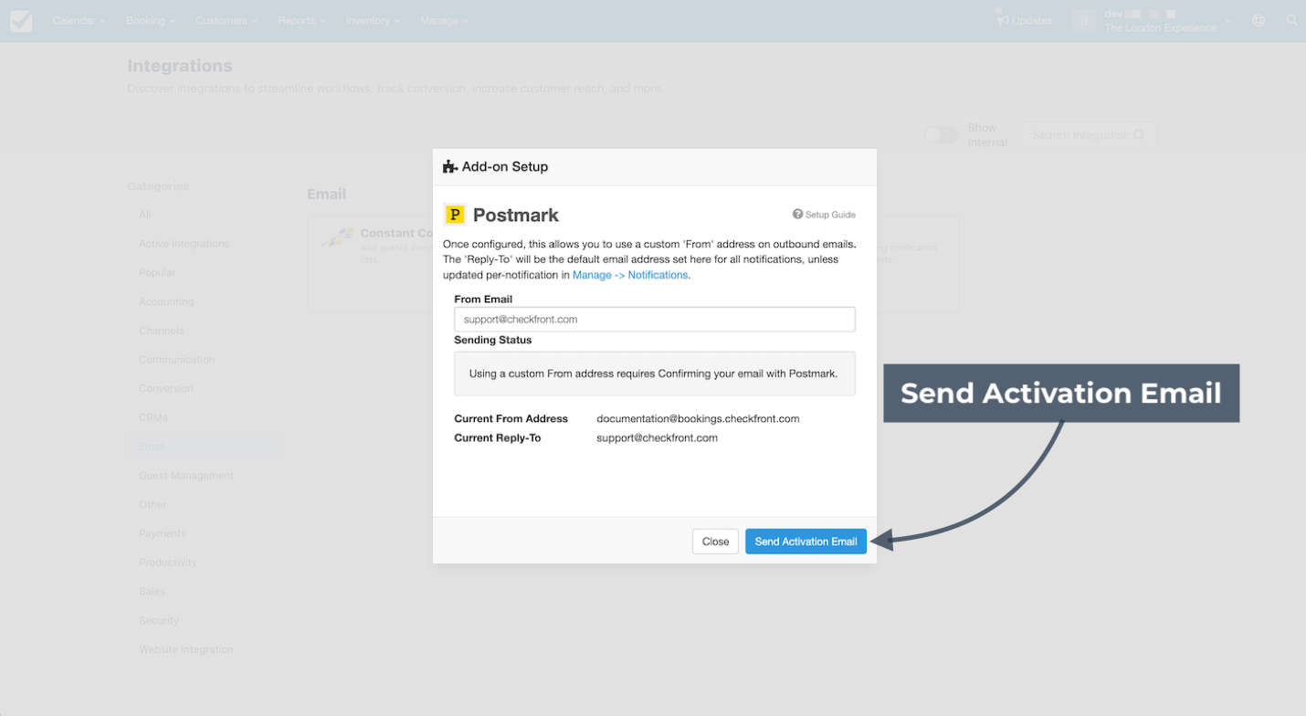 Postmark Activation