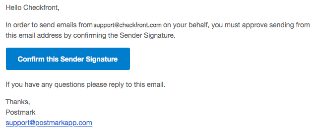 Postmark Confirm