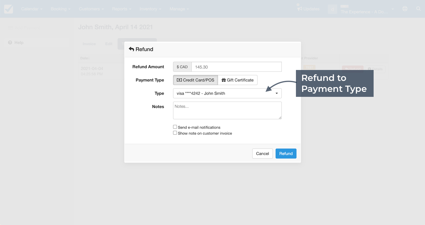 Refund Terminal