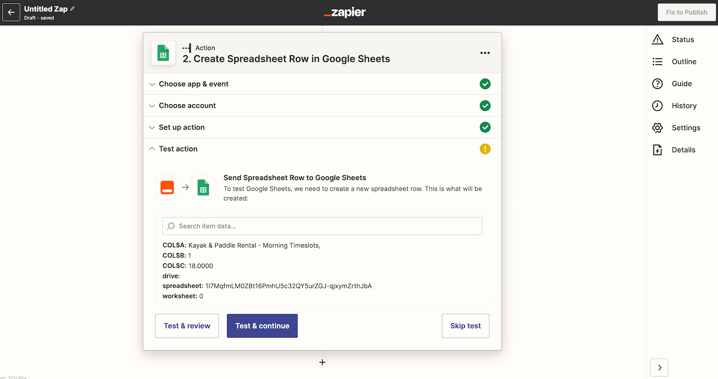 Google Sheets Use Case