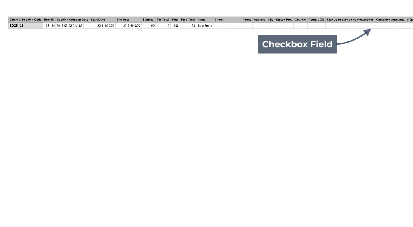 Import Checkbox
