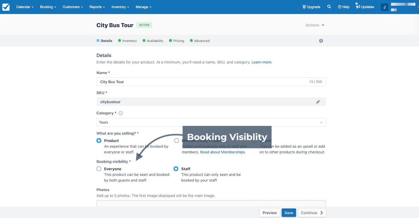 Product Builder Details Visiblity