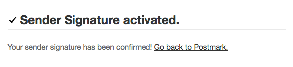 Postmark Activated