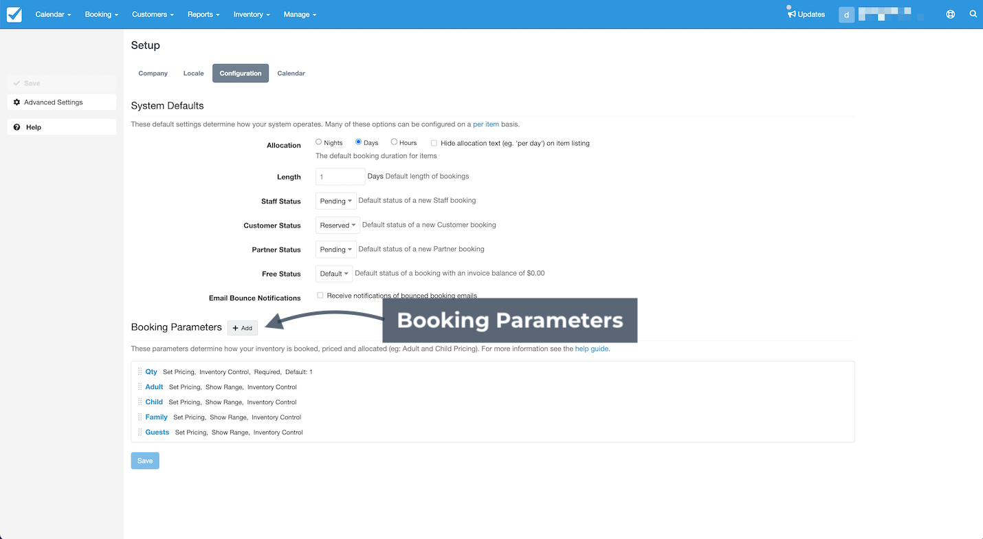 Configuration Parameters