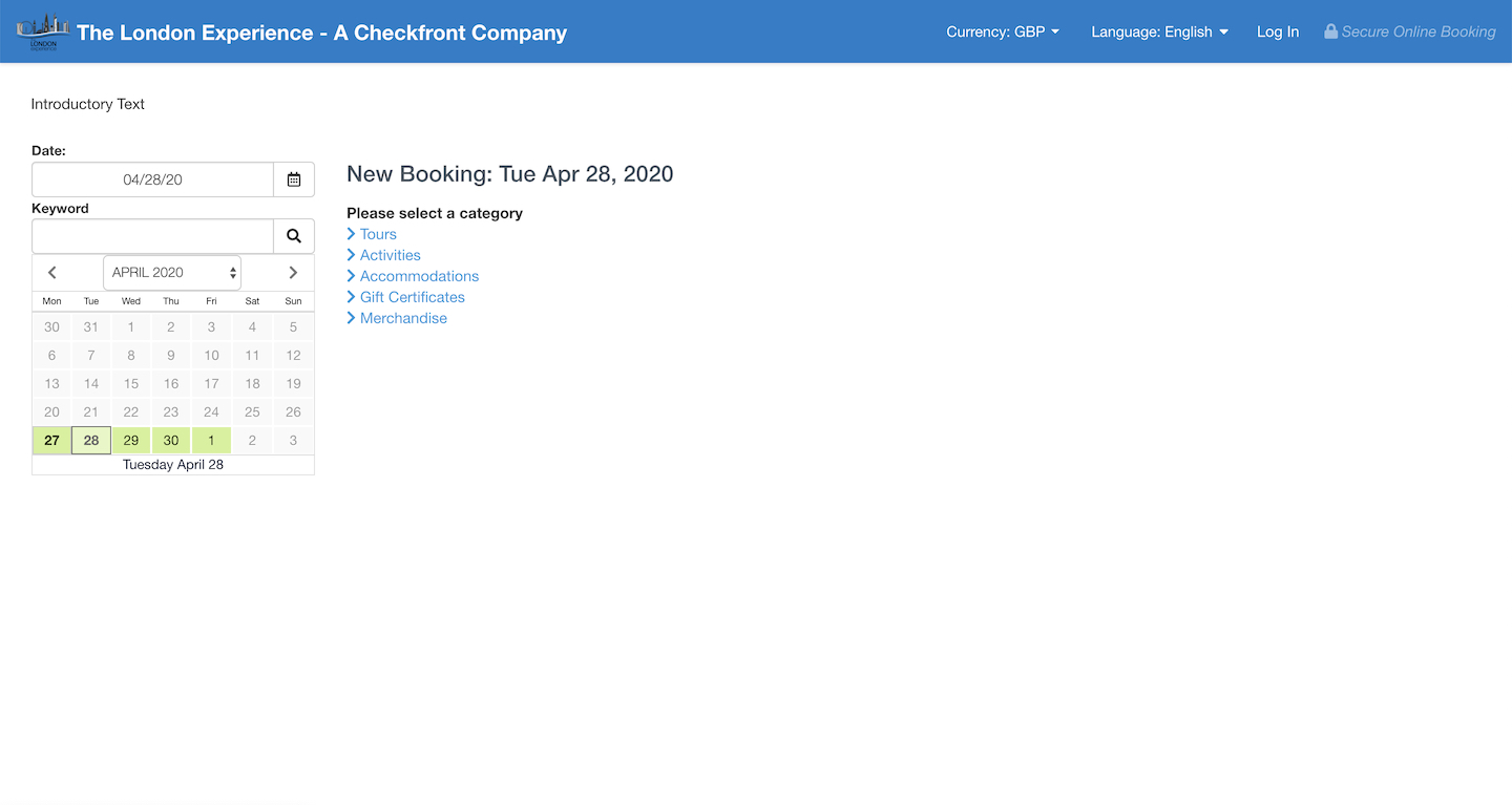 Category Index