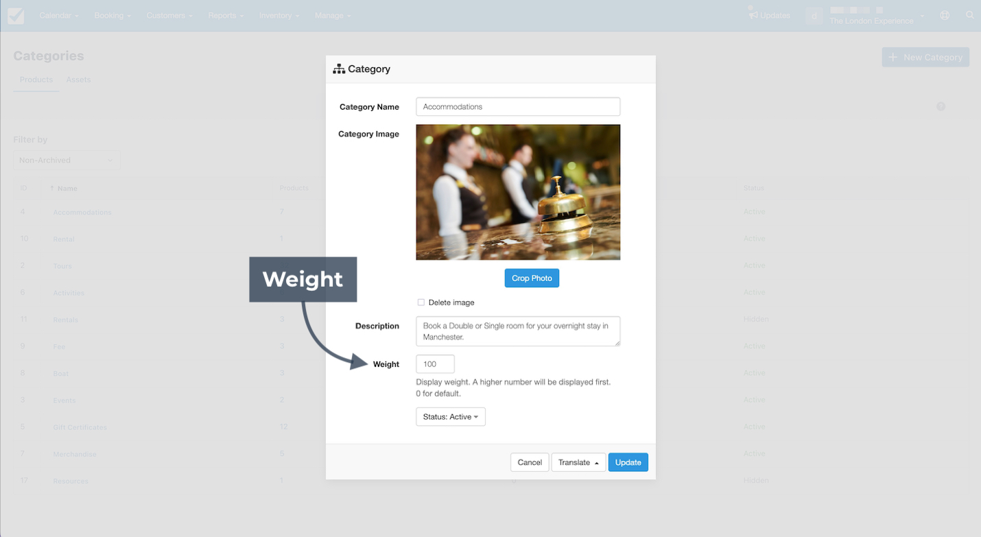 Category Modal
