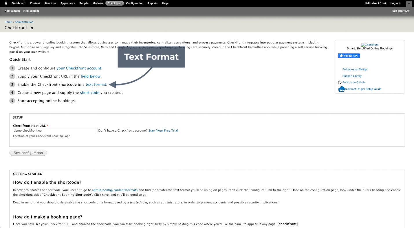 Drupal Text Format