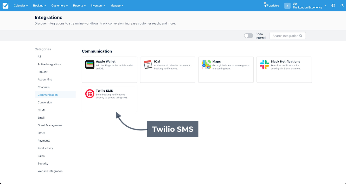 Twilio Tile