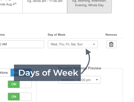 Days of Week