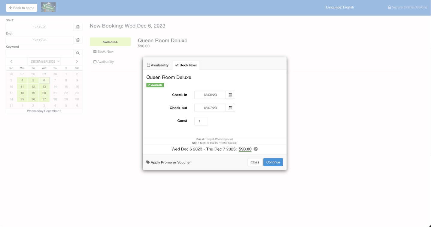 Preview Product with Availability Event