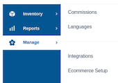 Left-hand Navigation Menu