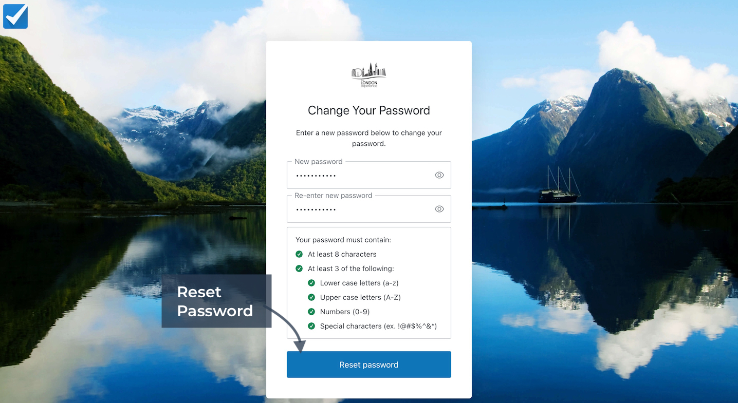 Reset Password