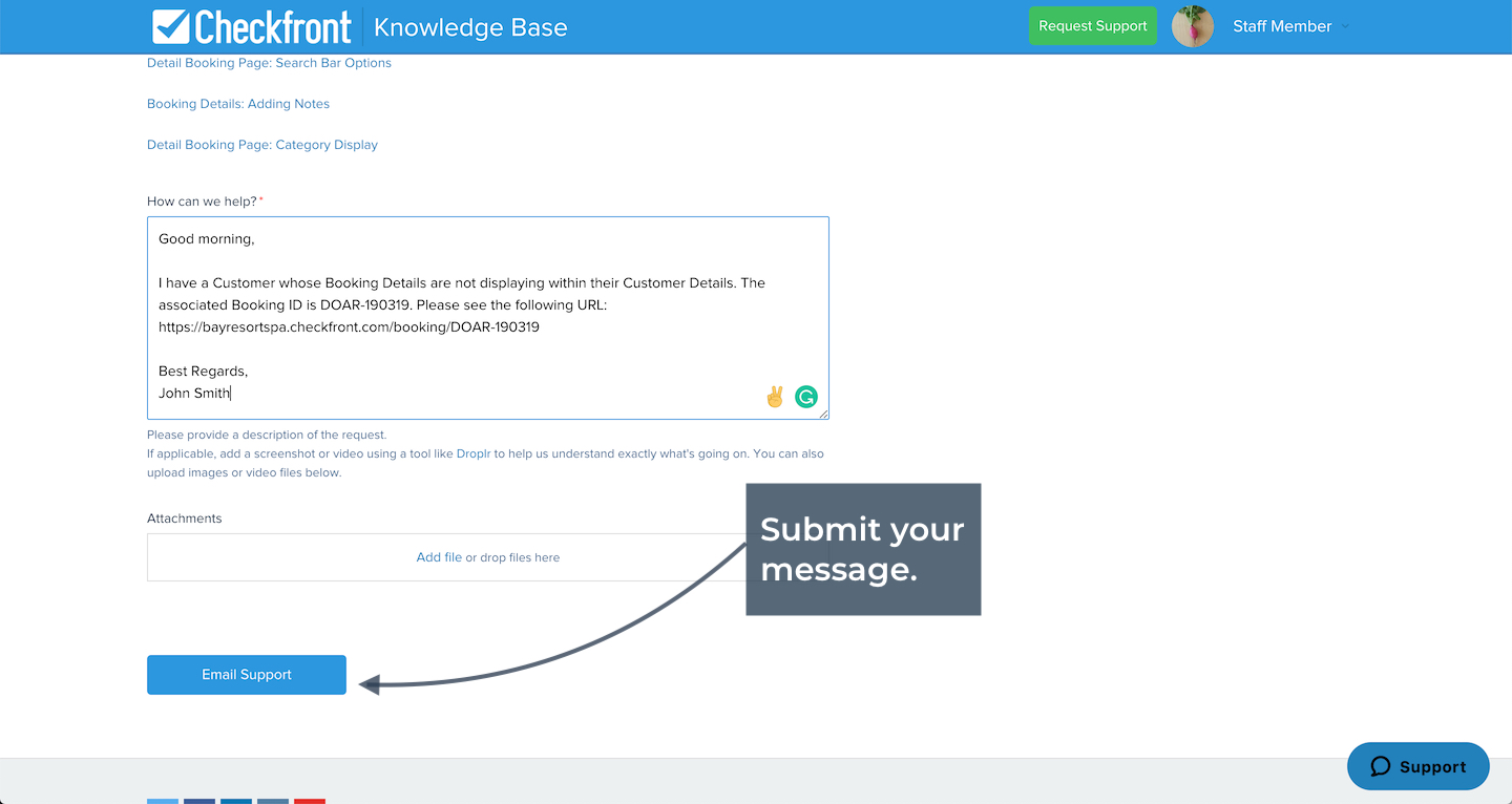Email Support