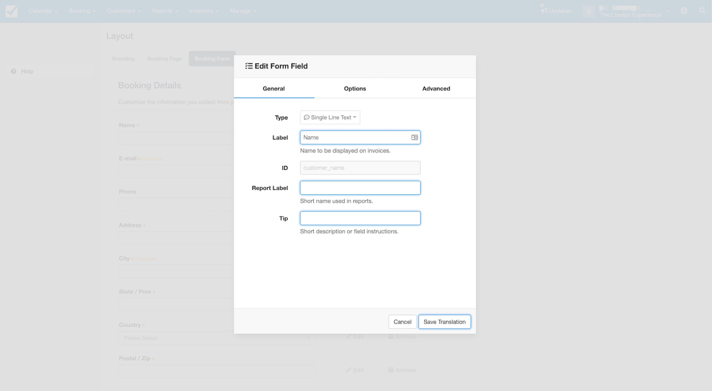 Form Translate Fields