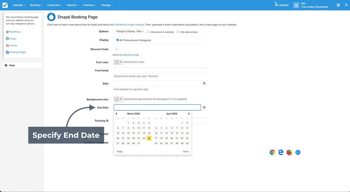 Drupal End Date
