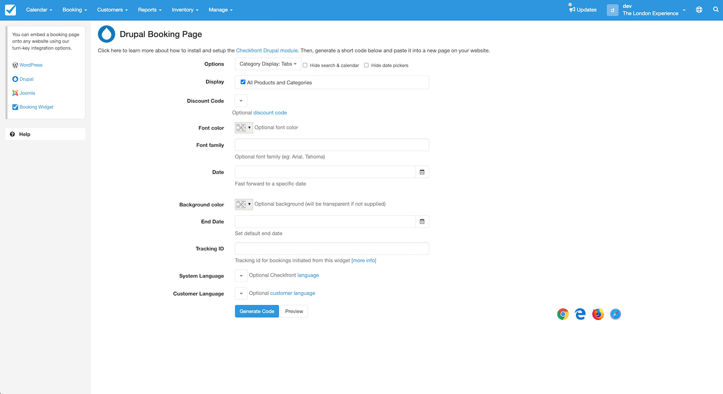 Drupal Advanced Options