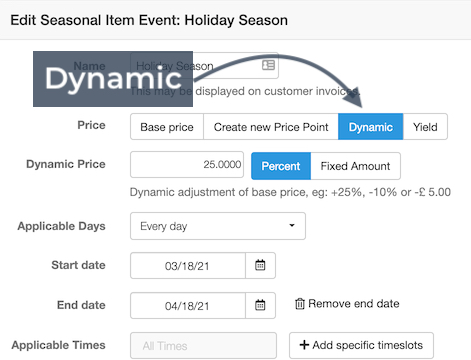 Dynamic Pricing