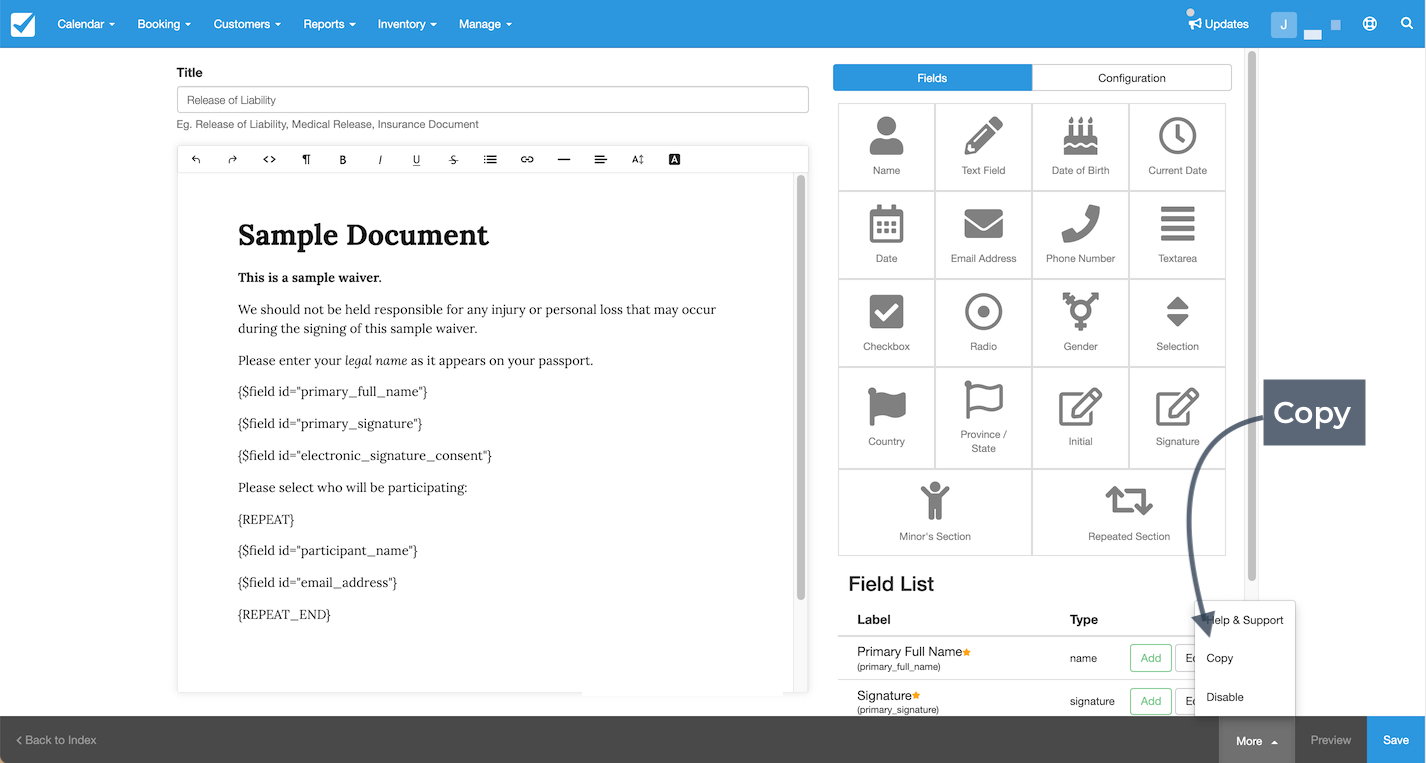 Copy Document