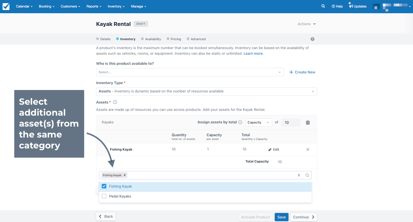 Select Additional Assets Same Category