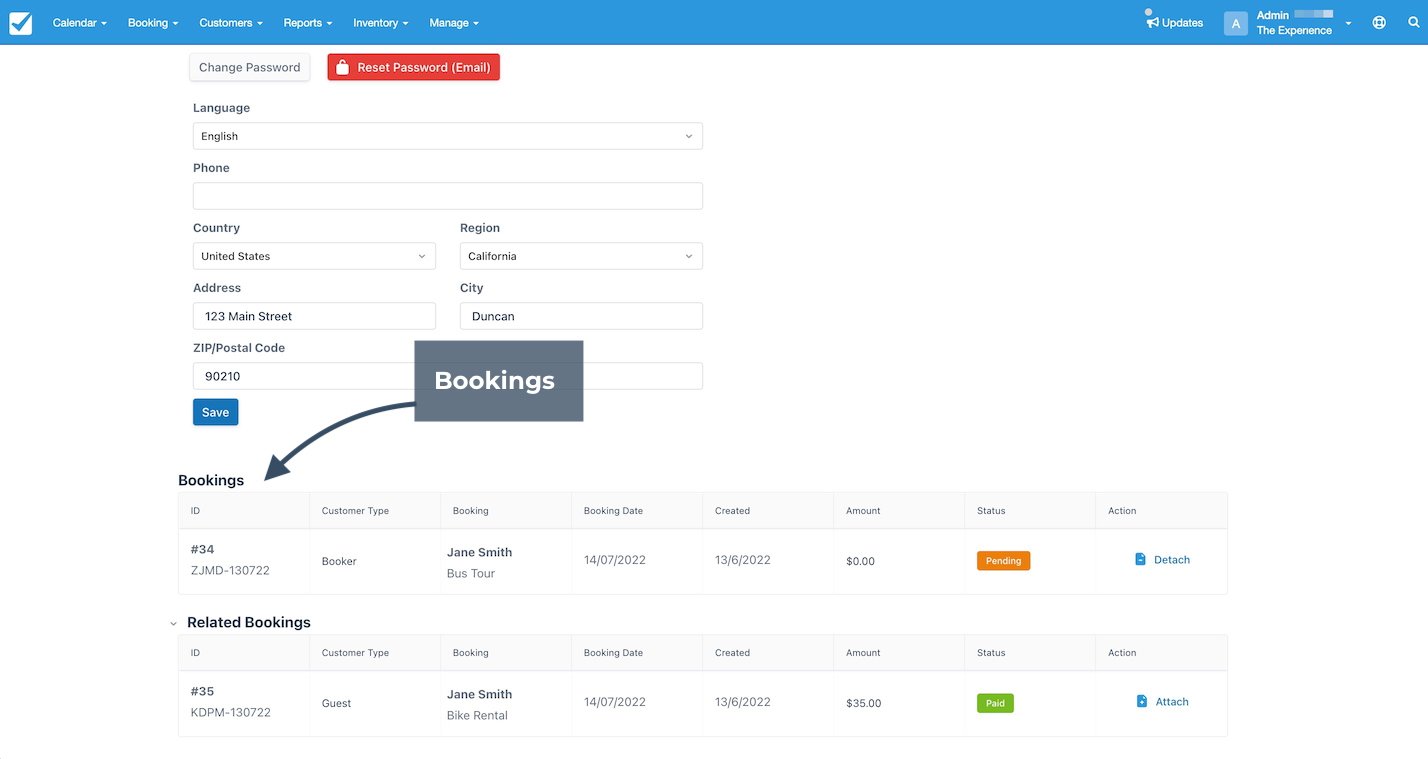 Bookings