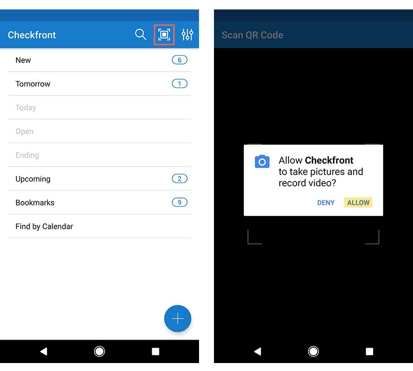 Android Mobile QR Code Scanner