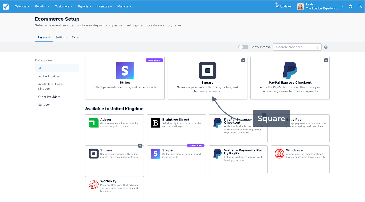Ecommerce Setup Square