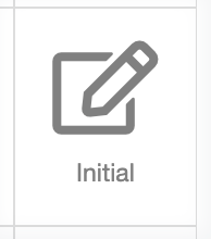 Image of the waiver 'initial' field option
