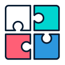 Category icon of a puzzle piece, indicating account integrations.