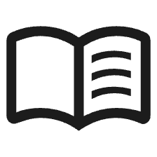 Callout icon of an open book, indicating additional learning resources.