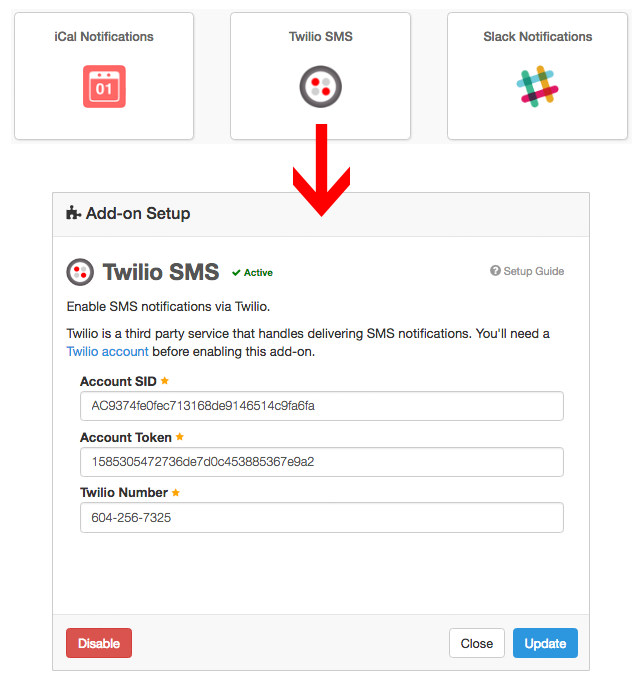 twilio send sms with attachments